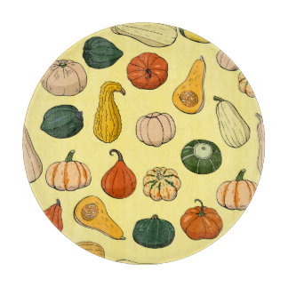 Planche À Découper Poignets dessinés à la main, motif de légumes sans