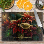 Planche À Découper Poinsettias Noël