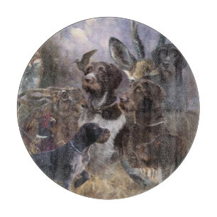 Planche À Découper Pointeur À poils durs allemand