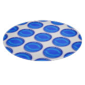 Planche à découper - Points bleus (Coin)