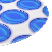 Planche à découper - Points bleus (Coin)