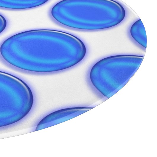 Planche à découper - Points bleus (Coin)