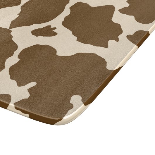 Planche À Découper Points Brown Vache Imprimer Fermier Animaux de fer (Coin)