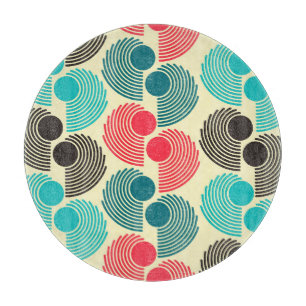 Planche À Découper Points colorés : motif abstrait sans soudure.