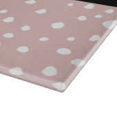 Planche À Découper Points Dalmatiens Rose, Points Dalmatiens, Votre N (Coin)