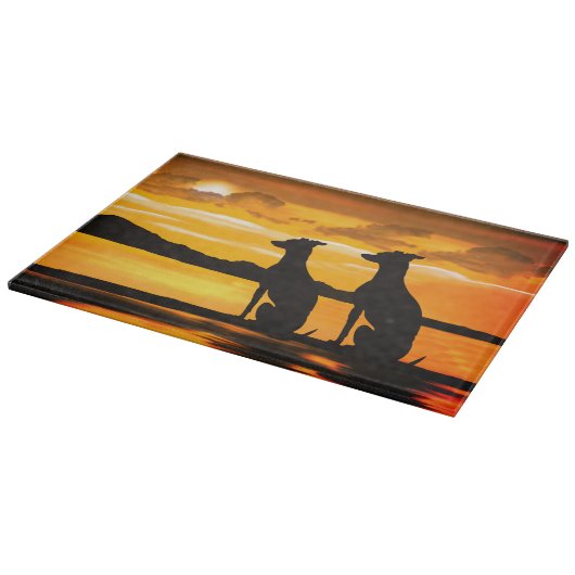 Planche À Découper Points de vue - Lever du soleil (Coin)