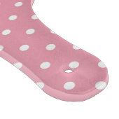 Planche À Découper Points polka sur fond rose (Coin)