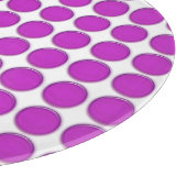 Planche à découper - Points violets (Coin)