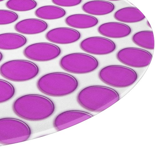 Planche à découper - Points violets (Coin)