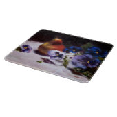 Planche À Découper Poire avec le conseil de taille du verre de (Coin)