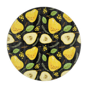 Planche À Découper Poires sucrées : Conception de fruits superlatifs