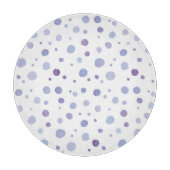 Planche À Découper pois peint à la main (Devant)