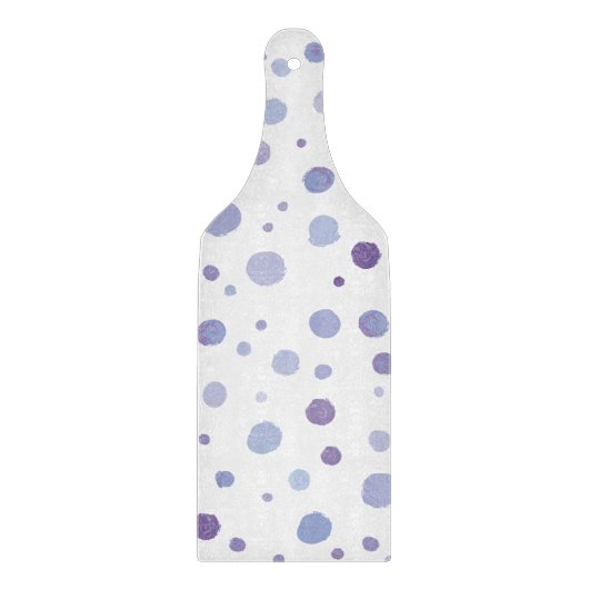 Planche À Découper pois peint à la main (Devant)