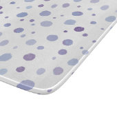 Planche À Découper pois peints à la main (Coin)