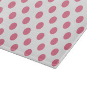 Planche À Découper Pois rose et blanc (Coin)