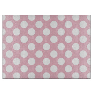 Planche À Découper Pois roses, Motif Pointe Polka, Points, Pointe