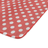 Planche À Découper Pois rouges et blancs (Coin)