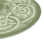 Planche À Découper Poisson à nouer celtique en vert (Coin)