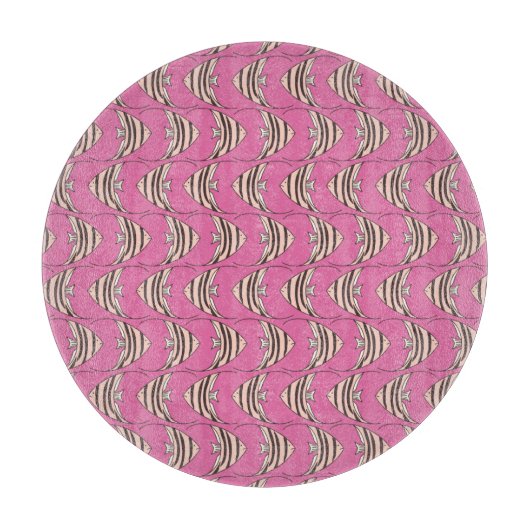 Planche À Découper Poisson ange rose (Devant)