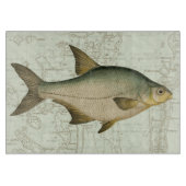 Planche À Découper Poisson d'eau douce sur la carte (Devant)