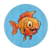 Planche À Découper Poisson d'or (Devant)