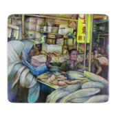 Planche À Découper Poisson fin frais du vendredi, Singapour (Devant)