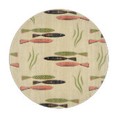 Planche À Découper Poisson Moderne Du Milieu Du Siècle (Devant)