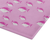 Planche À Découper Poisson rose (Coin)