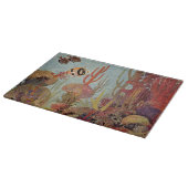 Planche À Découper Poissons-anges en corail, poissons tropicaux Vinta (Coin)