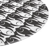 Planche À Découper Poissons modernes de la moitié du siècle, noirs et (Coin)