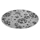 Planche À Découper Polka Dot Leopard Design noir et blanc (Coin)