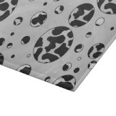 Planche À Découper Polka Dot Vache noir et blanc (Coin)
