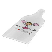 Planche À Découper Pom-Pom Rose (Coin)