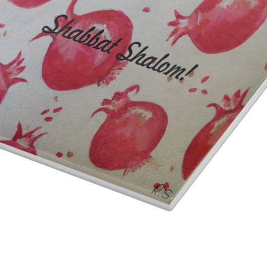 Planche À Découper Pomegranate Shabbat Challah Board (Coin)