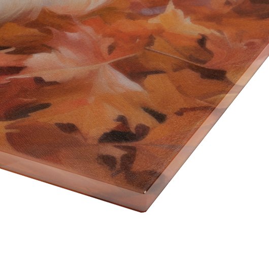Planche À Découper Poméranie en automne Feuilles Automne Inspire (Coin)
