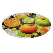 Planche À Découper Pomme et agrumes éclatent (Coin)