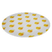 Planche À Découper Pommes dorées sur fond blanc (Coin)