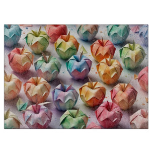 Planche À Découper Pommes Origami