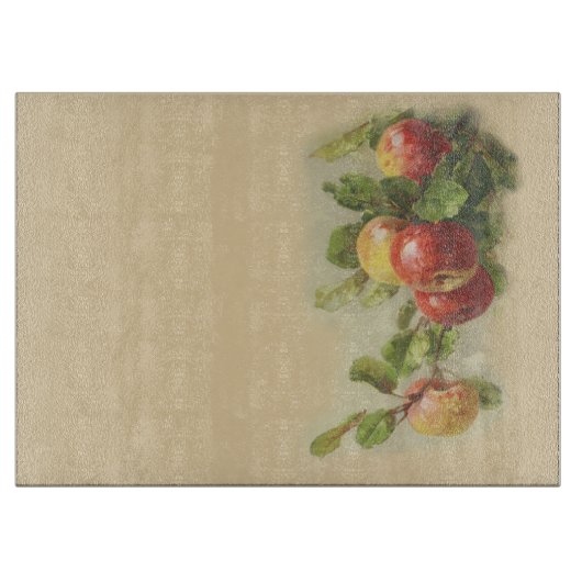 Planche À Découper Pommes vintages (Devant)