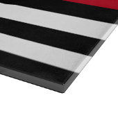 Planche À Découper Pompier Mince Red Line Nom du drapeau américain (Coin)