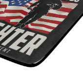 Planche À Découper Pompier personnalisé Secourir USA Drapeau Patrioti (Coin)