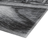 Planche À Découper Pont vieux pencilart Monochrome noir et blanc (Coin)