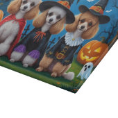 Planche À Découper Poodle Chiens Citrouille Halloween drôle (Coin)