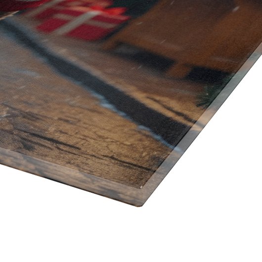 Planche À Découper Poodle Dogs Christmas Snow Holiday (Coin)