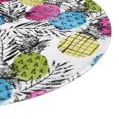 Planche À Découper Pop Art Pineappy Et Palm Feuilles (Coin)