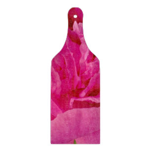 Planche À Découper Pop of Pink Peony CUTTING BOARD PADDLE