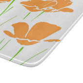 Planche À Découper Poppies californiennes à cinq mains (Coin)