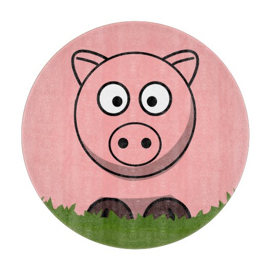 Planche À Découper Porc rond (Devant)