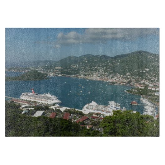 Planche À Découper Port à St. Thomas Îles Vierges américaines (Devant)