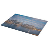 Planche À Découper Port de Sliema et gratte-ciel à Malte (Coin)